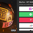 BIG ZUU drops our very first NFT single “NFT Bars” this Thursday, December 30th