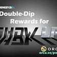 Post-IDO, what can you do with your $SHDW? How about Orca Double-Dip Rewards!