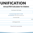 Easily Forecasting Potential Earnings for Unification Stakers & Validators