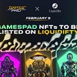 GamesPad NFTs To Be Listed on Liquidifty