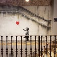 A Literal Sneak Peak of Banksy in Barcelona