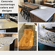 WHAT COLORS ARE AVAILABLE FOR CONCRETE COUNTERTOPS?