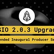 EOSIO 2.0.3 Upgrade: Recommended Inaugural Producer Settings