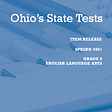 Sample Ohio Eighth Grade English Achievement Test