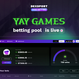 New Bеtting Pool on Dexsport — YAY Games Joins Us!