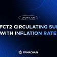 Inflation-Adjusted Circulation Supply of FCT/FCT2