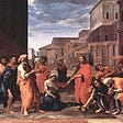Christ and the Woman Taken in Adultery by Nicolas Poussin