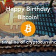 Happy Birthday Bitcoin! 10 Facts, 1 Per Year, To Celebrate