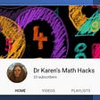 Dr. Karen’s Math Hacks