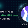 NEW Listing (CTP)