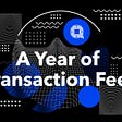 A Year of Transaction Fees