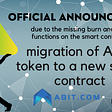 Migration Of AVN Token Into a New Smart Contract