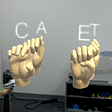 Learn American Sign Language using Mixed Reality (Hololens)? Yes, we can!