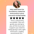 How Kelly Solidified her Foundations, Created Her Product Suite & Improved Her Mindset in 30 Days!