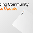 Introducing Community Guidance Update