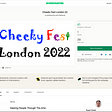 Cheeky Fest London ’22 Kickstarter