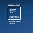 Pantone 2020 年度代表色-經典藍 Classic Blue