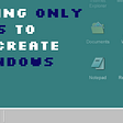 Using Only CSS to Recreate Windows 98