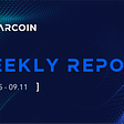 Starcoin Weekly Report [09.05–09.11]