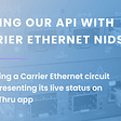 Testing our API with Carrier Ethernet NIDs