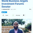 Wale Salami Emerges World Business Angels Investment Forum Senator