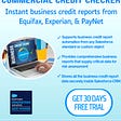 Commercial Credit Checker: Best Credit reporting agency API for Salesforce