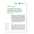 The digital euro from a geopolitical perspective: Will Europe lag behind?