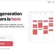 Redesigning Landing Page—Hera Calendar App
