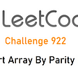 Simple C++ Solution To Leetcode 922. Sort Array By Parity II