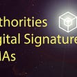 Project Update: Authorities, DSAs, AMAs