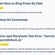 How to sort next.js blog posts by date