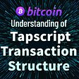 Understanding of Tapscript Transaction Structure