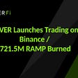 LEVER Launches Trading on Binance | 721.5M RAMP Burned