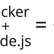 Using Docker for local Node.js development