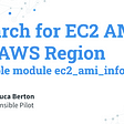 Search for Amazon Web Services (AWS) EC2 AMI ID by Region — Ansible module ec2_ami_info