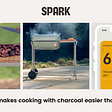 Meet Spark, a precision charcoal grill with temperature control