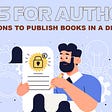 NFTs for Authors: New Options to Publish books in a Digital Era