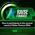 Here’s what you need to know to apply for the whitelisting of the Raise Finance IDO