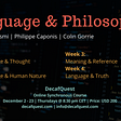 Language & Philosophy