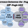 Difference between On-Page SEO and Off-Page SEO