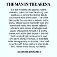 The (Wo)Man in the Arena