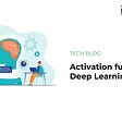 Activation functions | Deep Learning