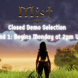 Mist Metaverse: Closed Demo Selection Begins Monday 2pm UTC