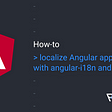 How to localize Angular app with angular-i18n and Localazy