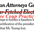 The pathetic coup is also a free coup