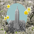 Spring pushed Winter off the Empire State last night