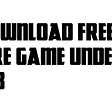 How to Download Free Fire Game Under 50MB