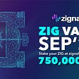 September ’22 ZIG Vault is here — Your additional passive income avenue!