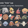 Free character emojis from my reality TV card game