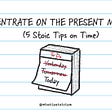 Illustrated: How To Concentrate On The Present Moment